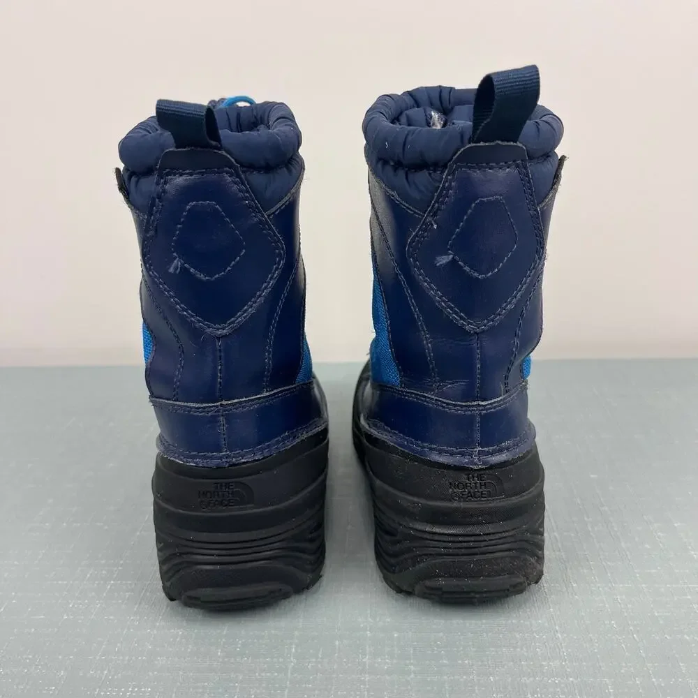 The North Face Kids' Alpenglow Waterproof Boot Blue 1